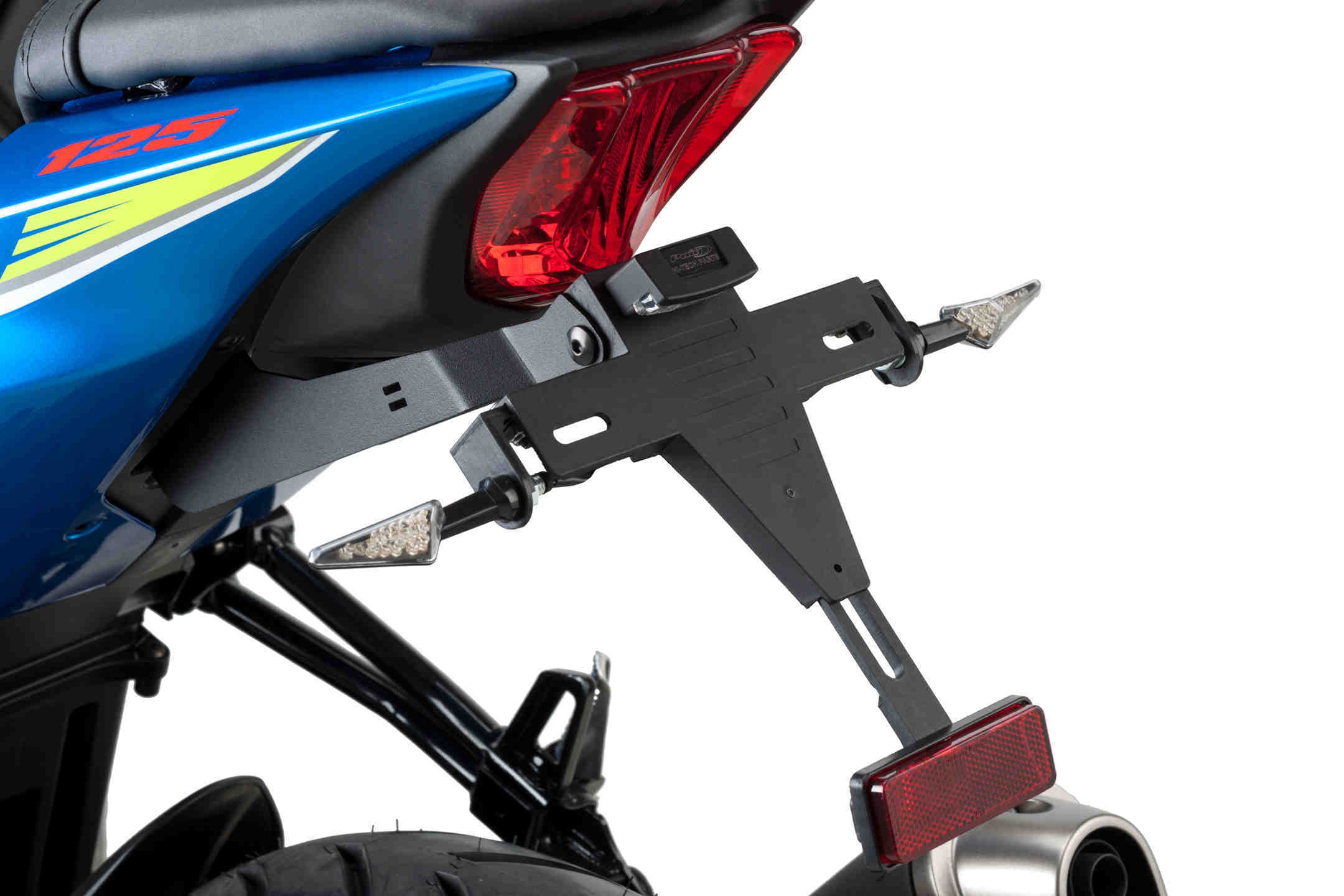 Puig kentekenplaathouder Suzuki GSX-S / R 125A vanaf 2017  Puig kentekenplaathouder Suzuki GSX-S / R 125A vanaf 2017
