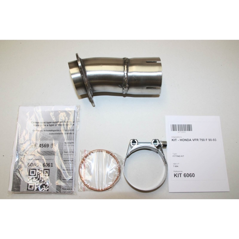 Ixil Hexoval Xtrem Evolution uitlaat Honda VFR750F (1990-1993) BI-1113686002 1