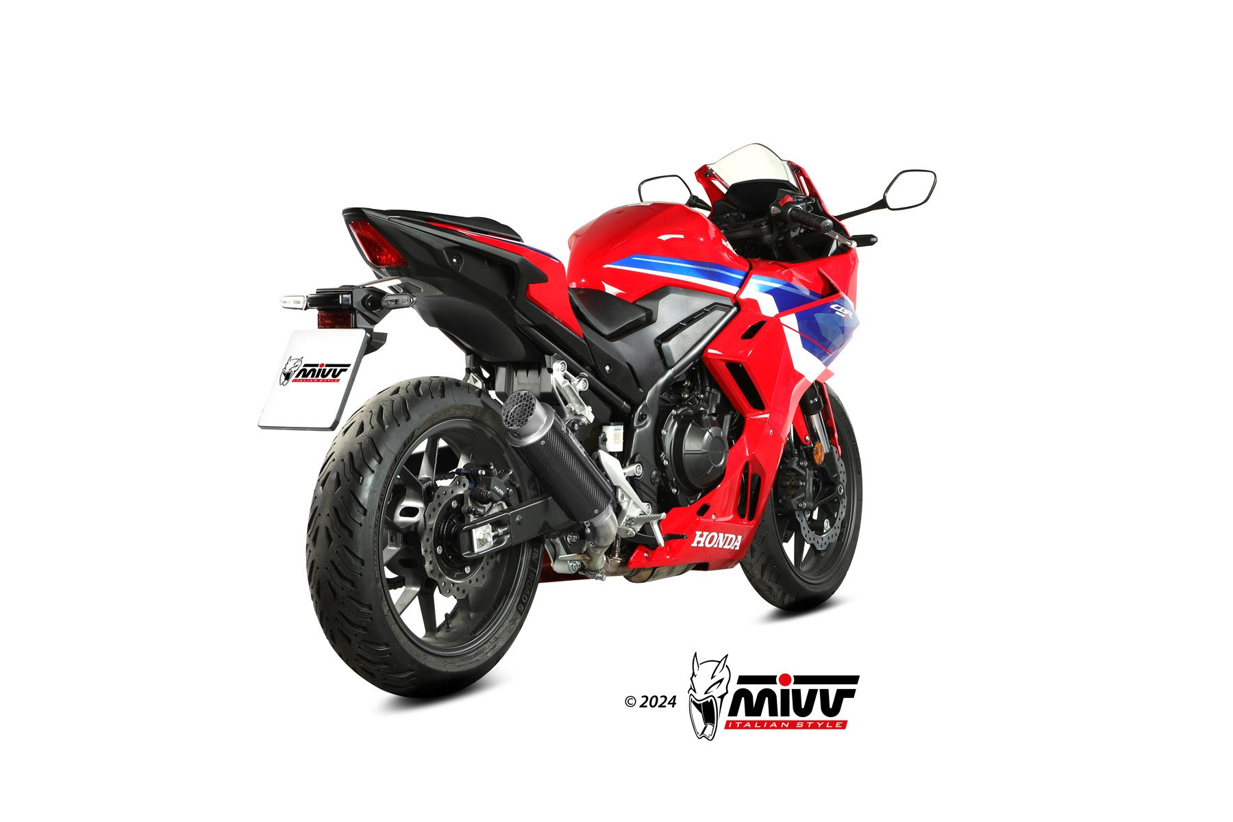 MIVV GP Pro Slip On uitlaat Honda CB500 Hornet / CBR500R (2024-) BI-1129289001 4