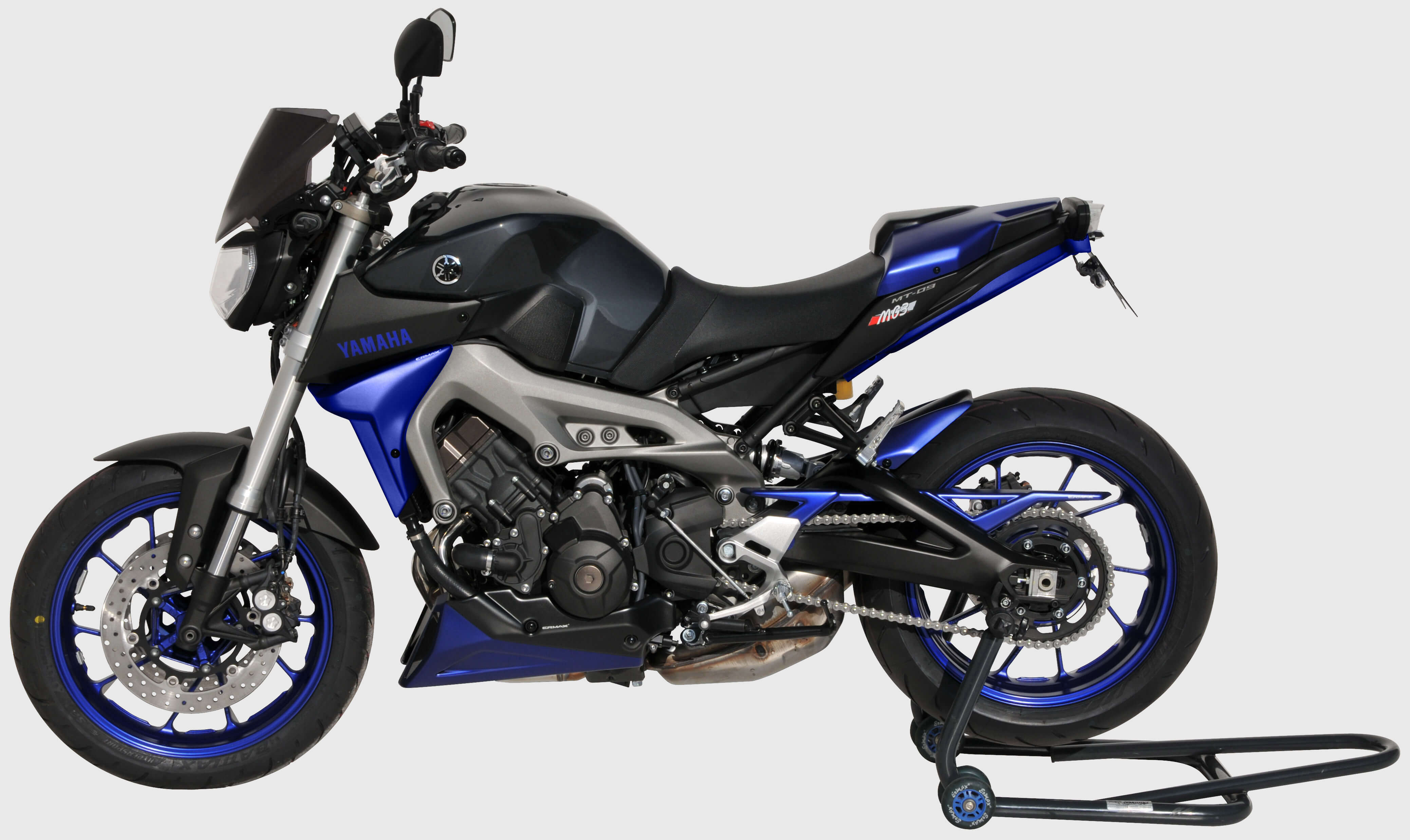 Ermax achterspatbord Yamaha MT09 2013-2016 Ongespoten E730200117 3