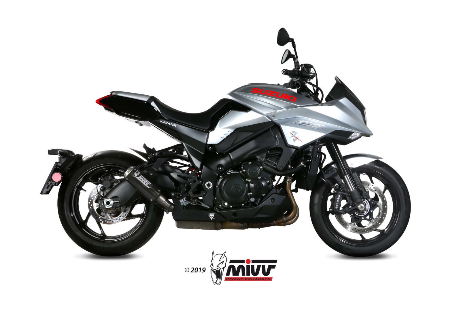 MIVV MK3 Slip On uitlaat Suzuki Katana 1000 (2019-2023) BI-1096393002 1