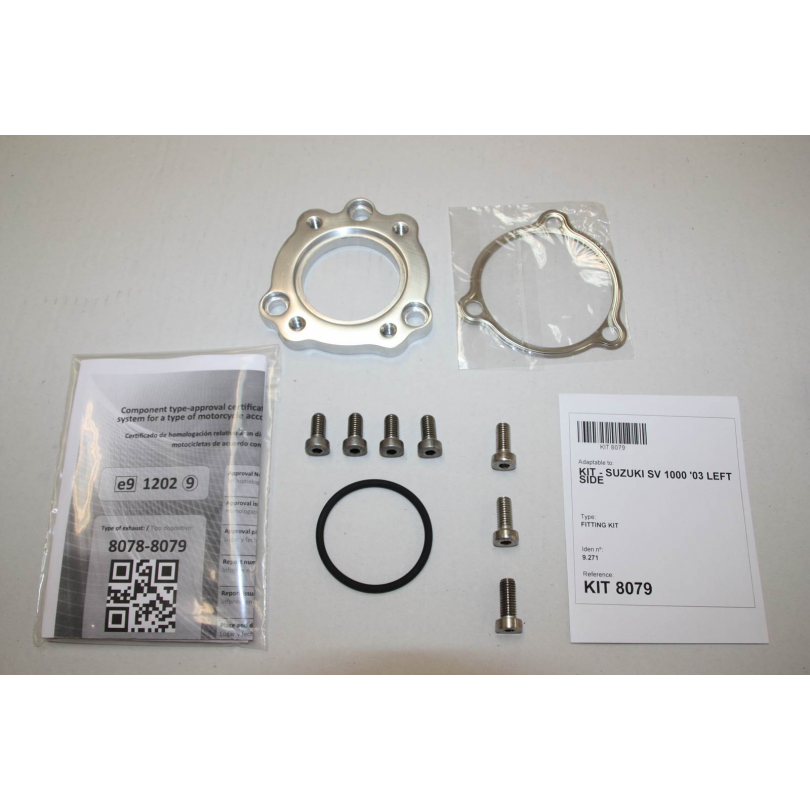 Ixil Hexoval Xtrem Evolution uitlaat Suzuki SV1000N / S (2003-2011) BI-1149318 1