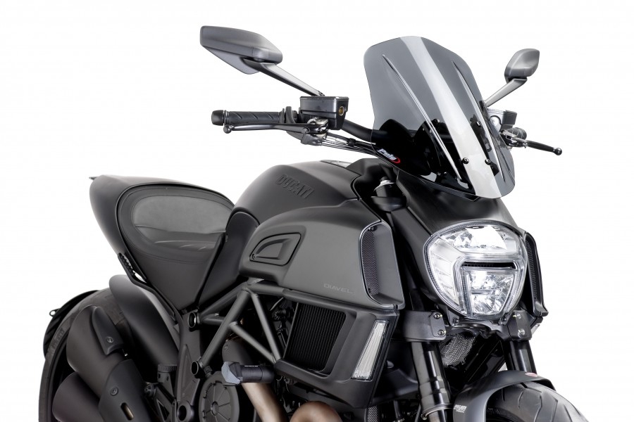Puig windscherm Ducati Diavel 2014-2018 Touring  Puig windscherm Ducati Diavel 2014-2018 Touring