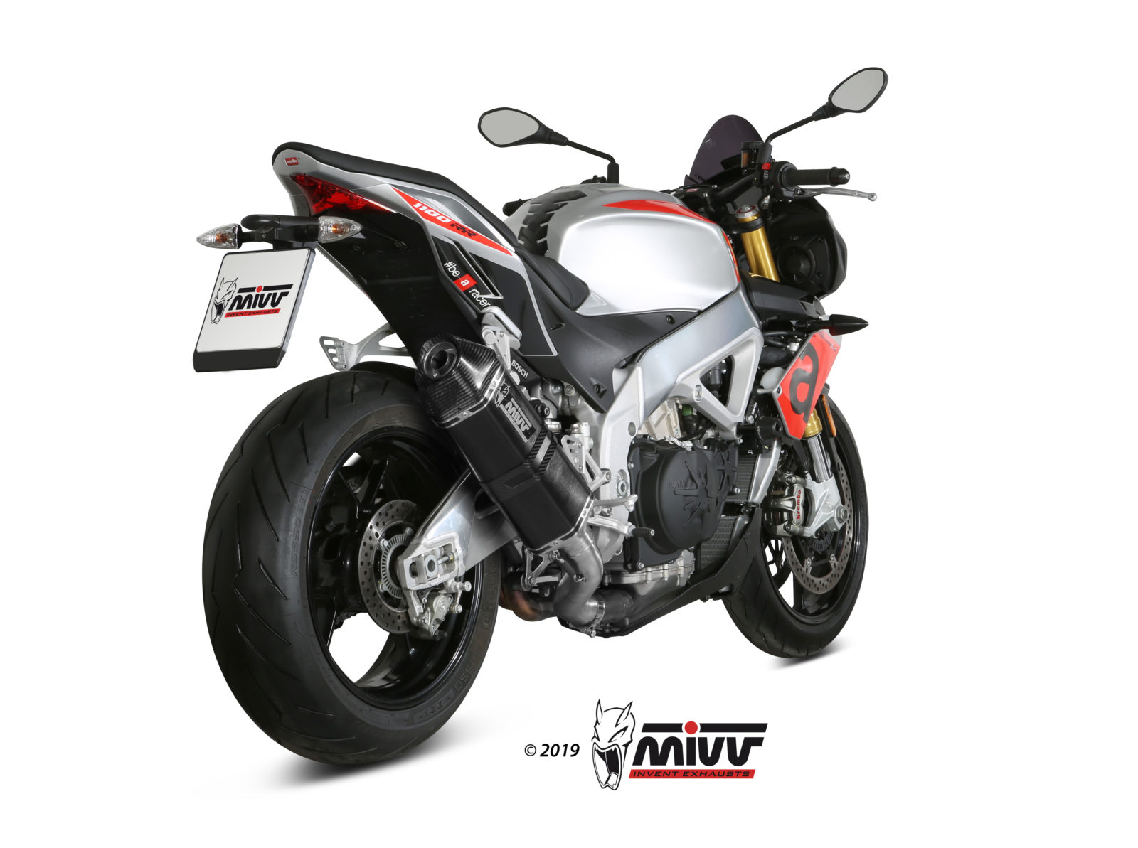 MIVV Speed Edge Slip On uitlaat Aprilia Tuono V4 1100RR (2018-2020) BI-1101609 2