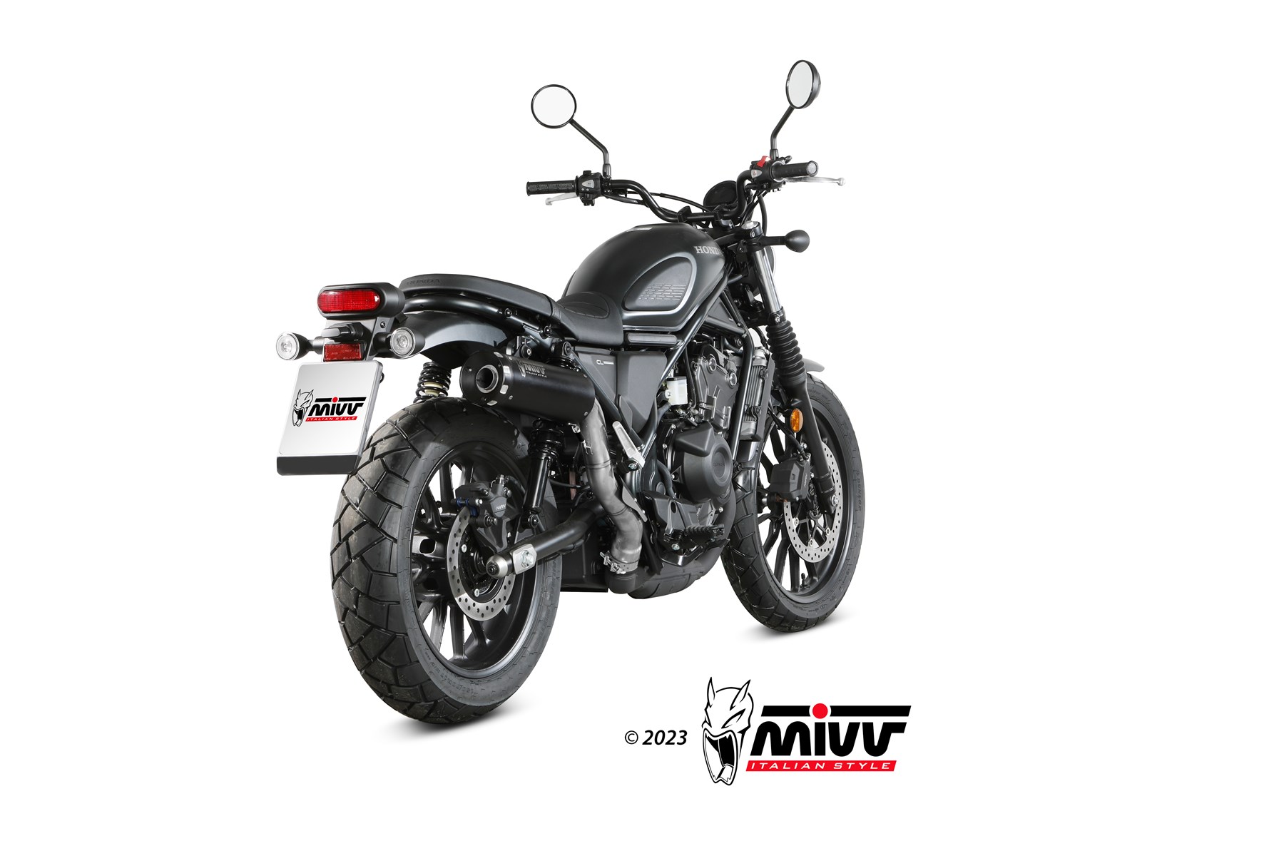 MIVV HR-1 Slip On uitlaat Honda CL500 (2023-2025) BI-1125790001 2