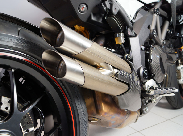 Uitlaat Ducati Multistrada 1200 / S 2011-2014 Bodis Duobolico Titanium