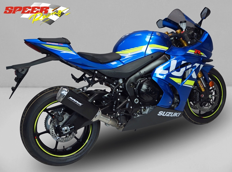 Bodis uitlaat Suzuki GSX-R1000 vanaf 2017 V4-M-GE RVS Zwart