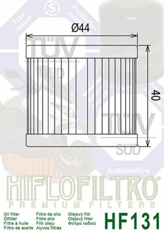 Hiflo HF131 oliefilter