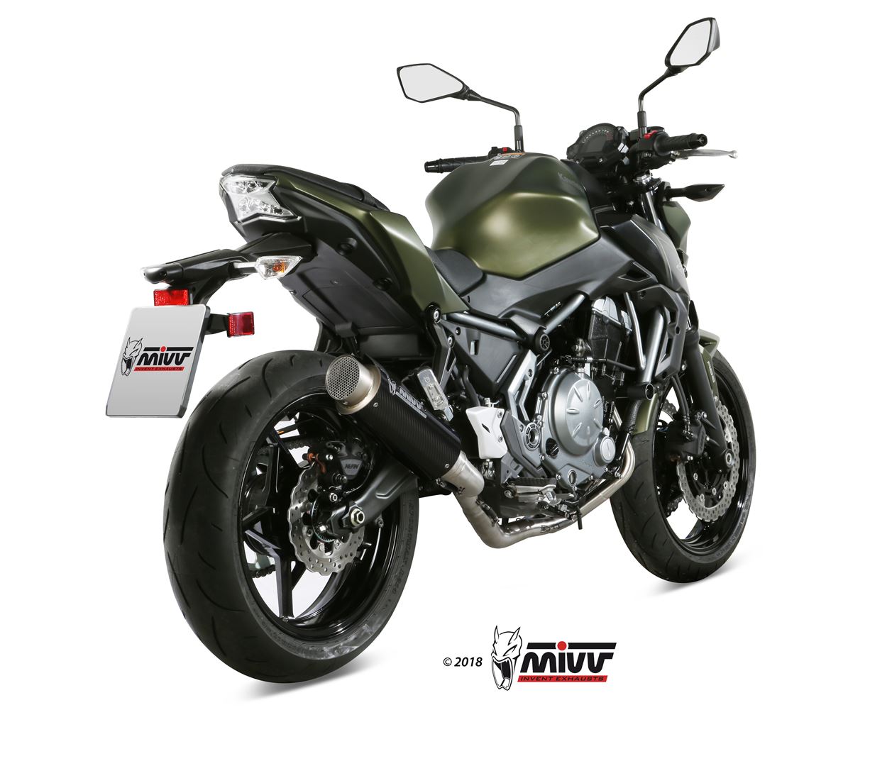 MIVV GP Pro compleet uitlaatsysteem Kawasaki Ninja 650 / Z650 (2017-2023) BI-1088419001 3