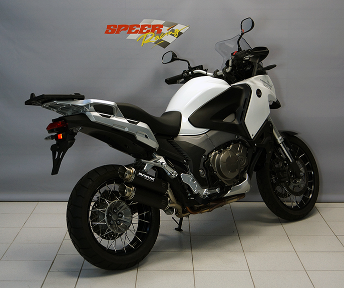 Bodis uitlaat Honda VFR1200 X Crosstourer 2012-2015 GPC-X2 RVS zwart