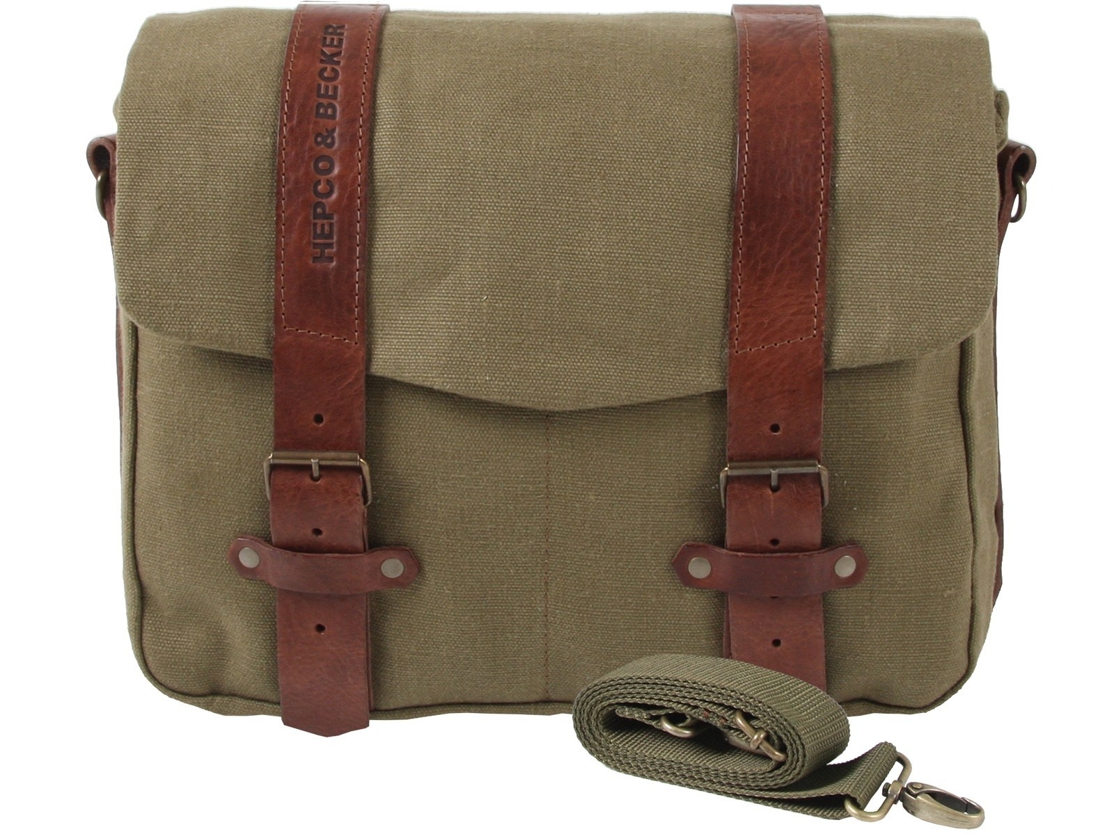 Hepco en Becker Legacy Courier C-Bow zijtas groen
