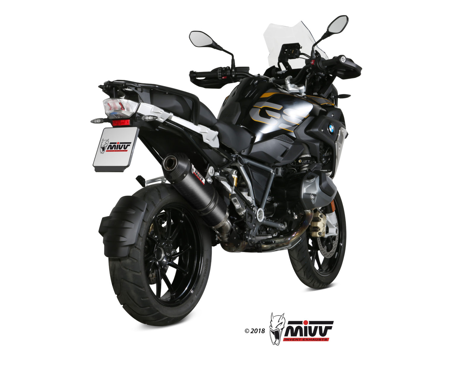 MIVV Oval Slip On uitlaat BMW R1250 GS / Adventure (2019-2024) BI-1088628001 2