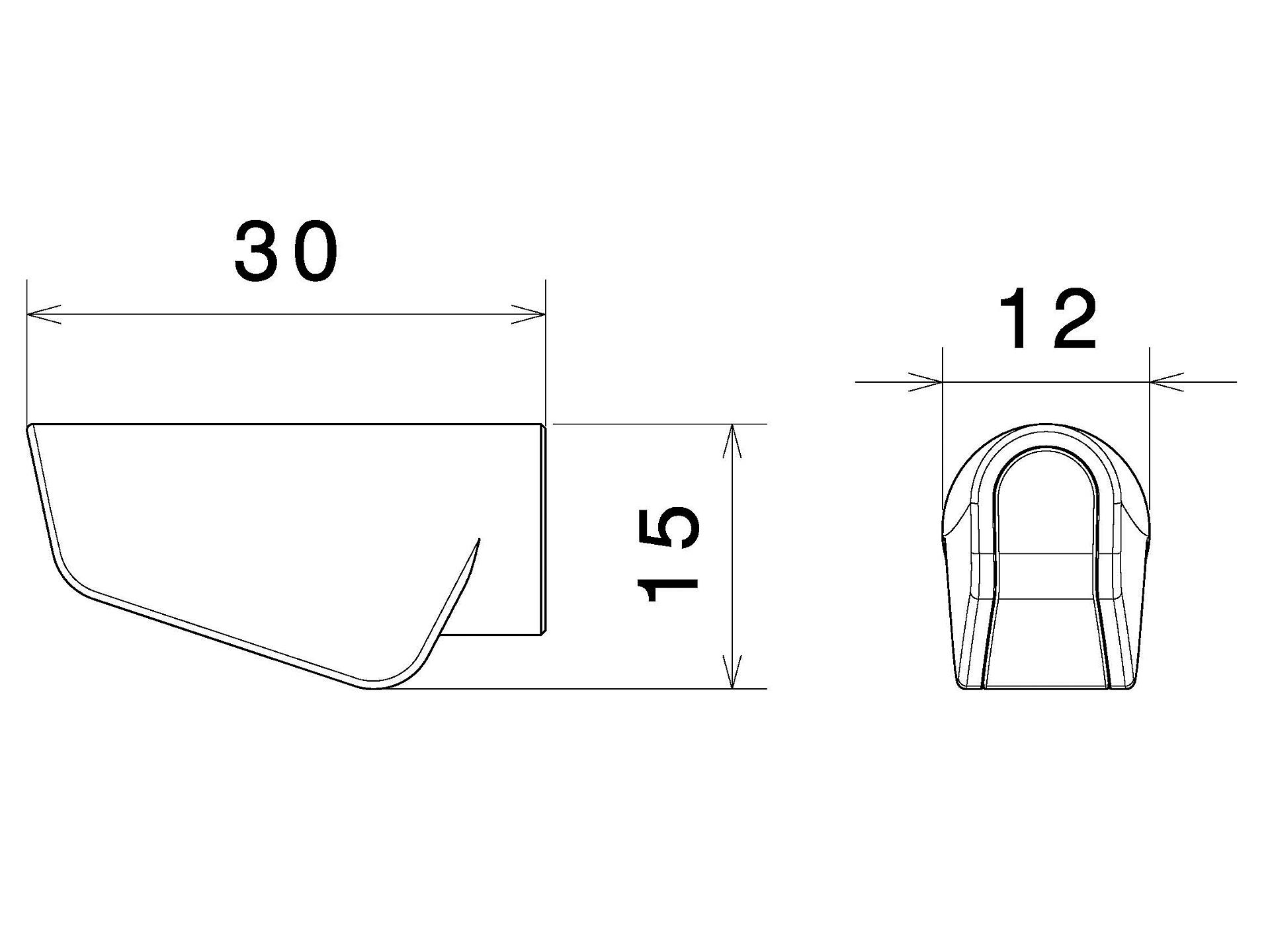 Rizoma knipperlicht  Leggera S zwart