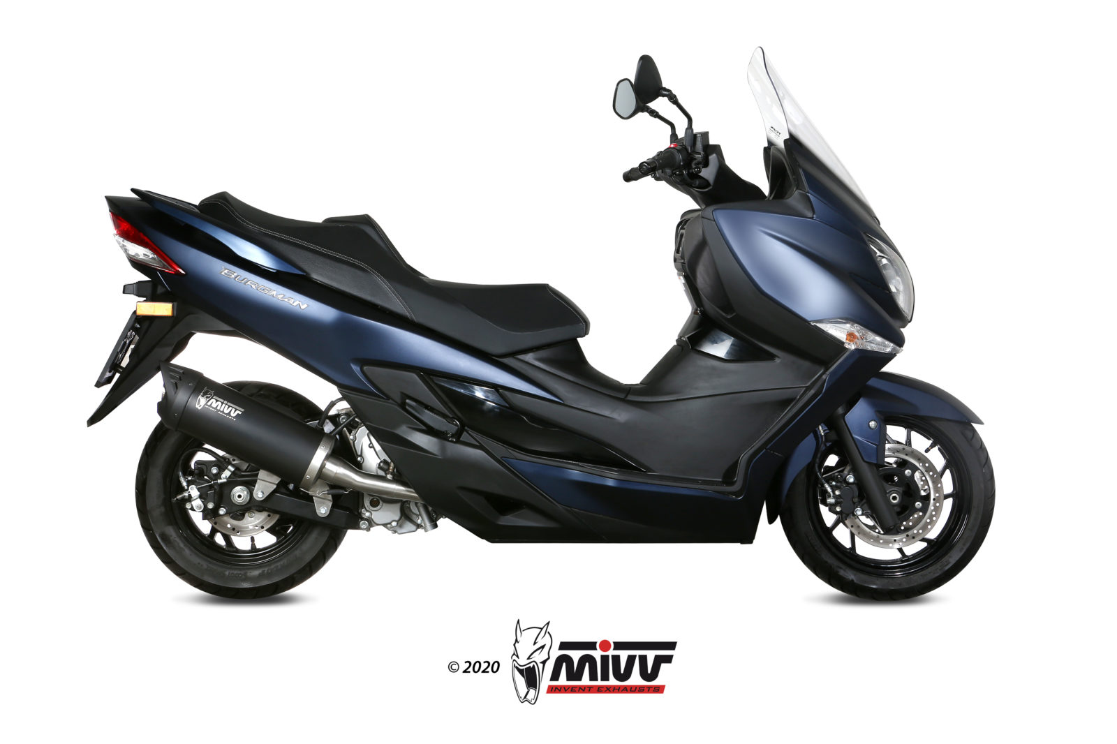 MIVV Mover Slip On uitlaat Suzuki Burgman 400 ABS (2017-2020) BI-1096378001 2