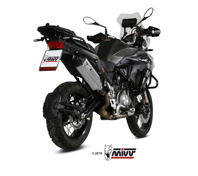 MIVV Speed Edge Slip On uitlaat Benelli TRK 502 X (2018-) BI-1125718001 2