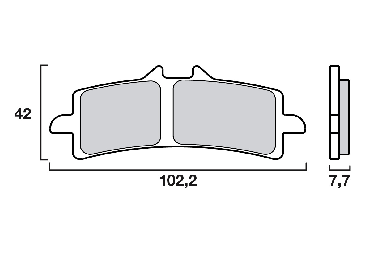 Brembo Z04 remblokken