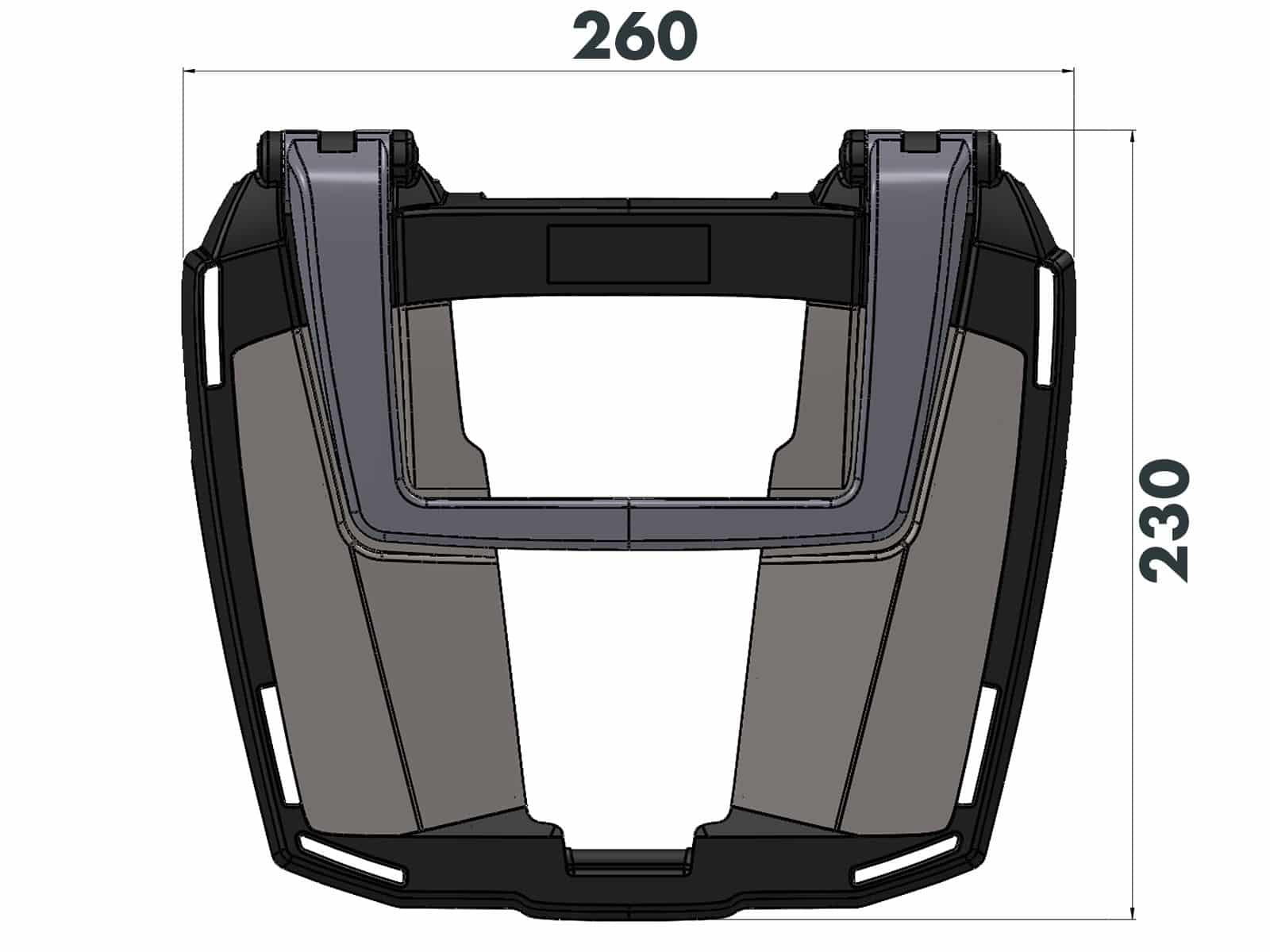 Hepco en Becker Easyrack rek topkoffer BMW R1200RT (2014-2018)