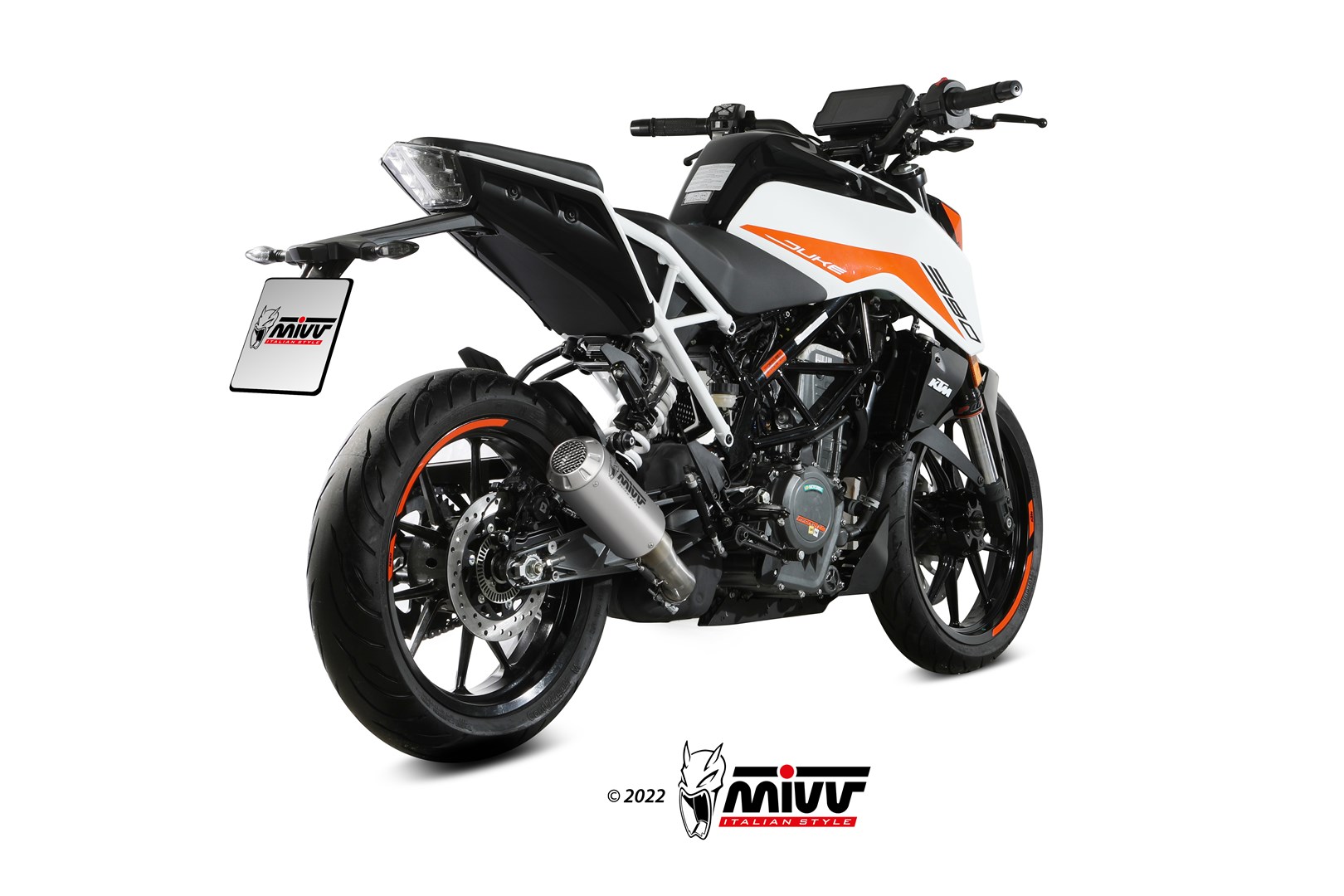 MIVV MK3 Slip On uitlaat KTM 125 / 390 Duke (2021-2023) BI-1114823001 3
