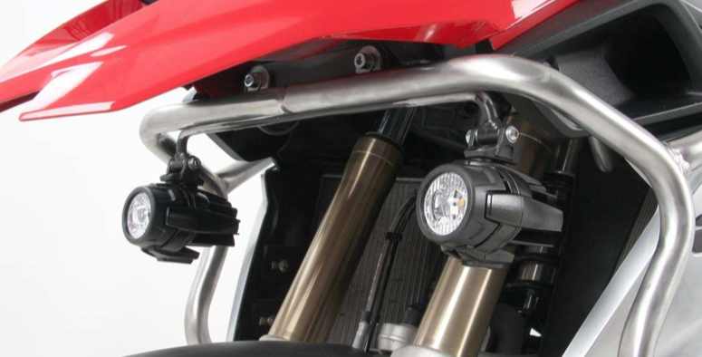 Hepco en Becker bevestiging originele mistlampen BMW R1200GS / R1250GS