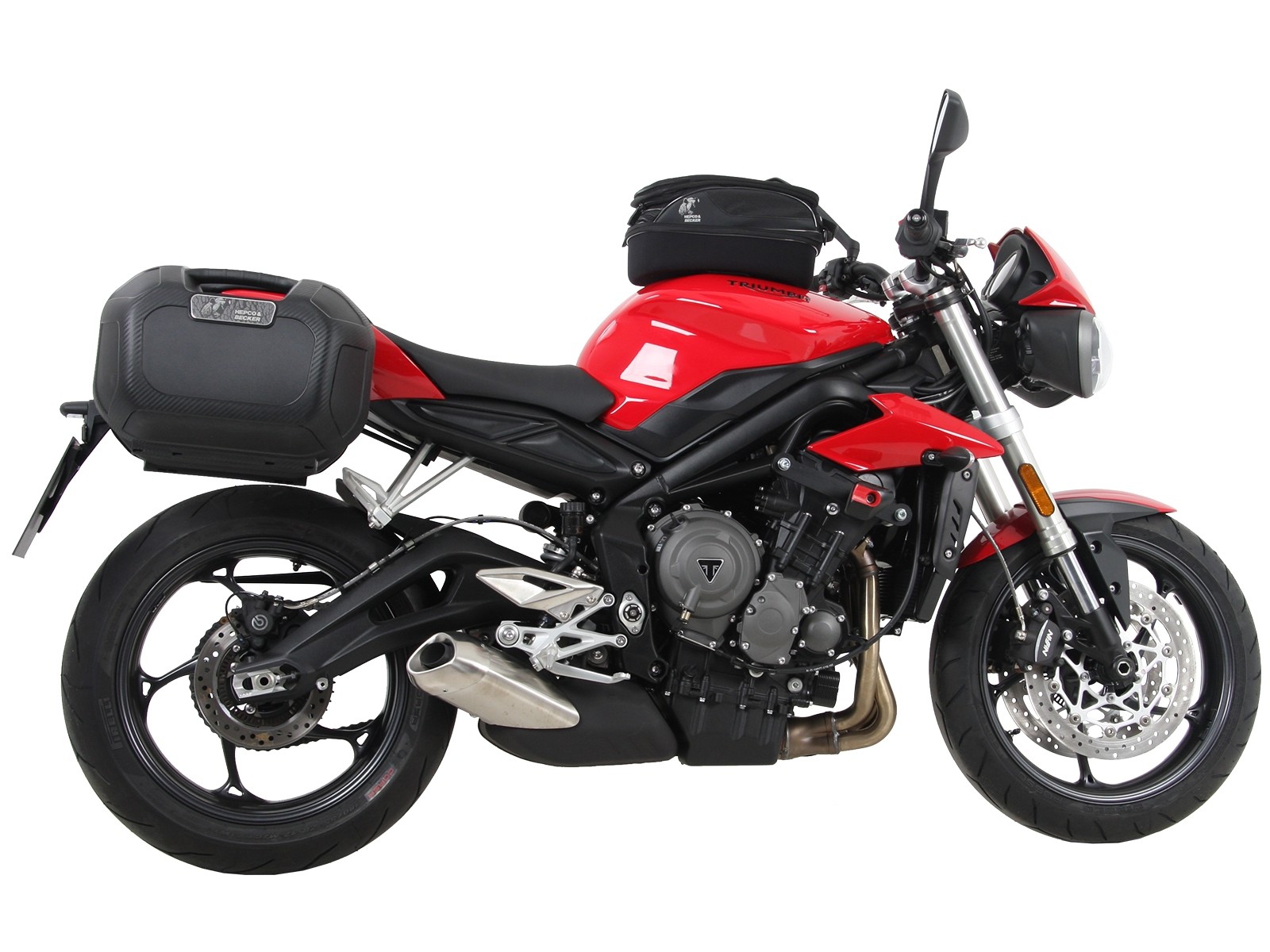 Hepco en Becker bevestiging Tanktas Triumph Street Triple 765 S/R/RS vanaf 2017