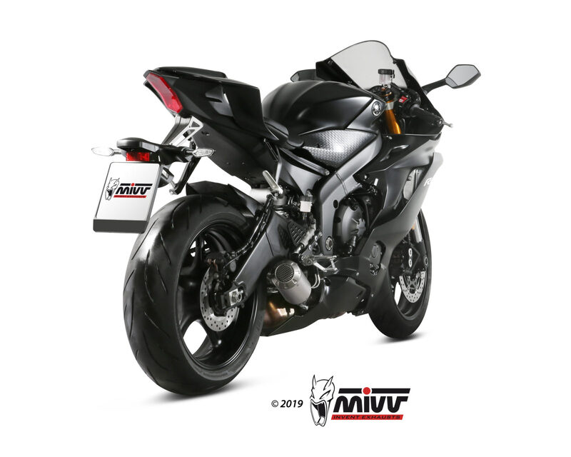 MIVV MK3 Slip On uitlaat Yamaha YZF-R6 (2017-2021) BI-1101547 2