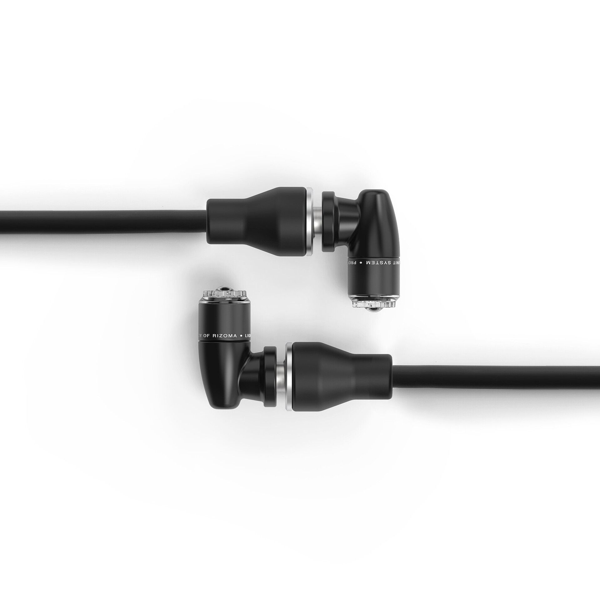 Rizoma knipperlicht Light Unit met haakse houder Rizoma knipperlicht Light Unit met haakse houder