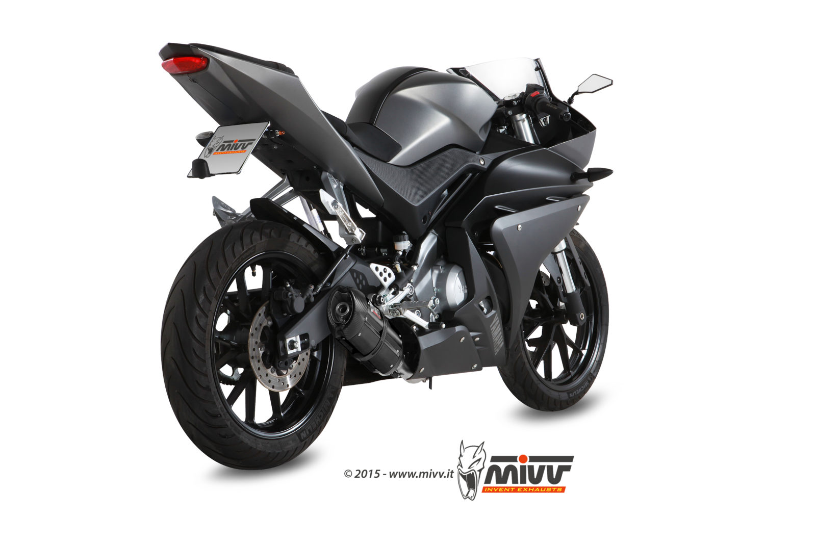 MIVV Suono compleet uitlaatsysteem Yamaha MT125 / YZF-R125 (2014-2019) BI-1088207001 4