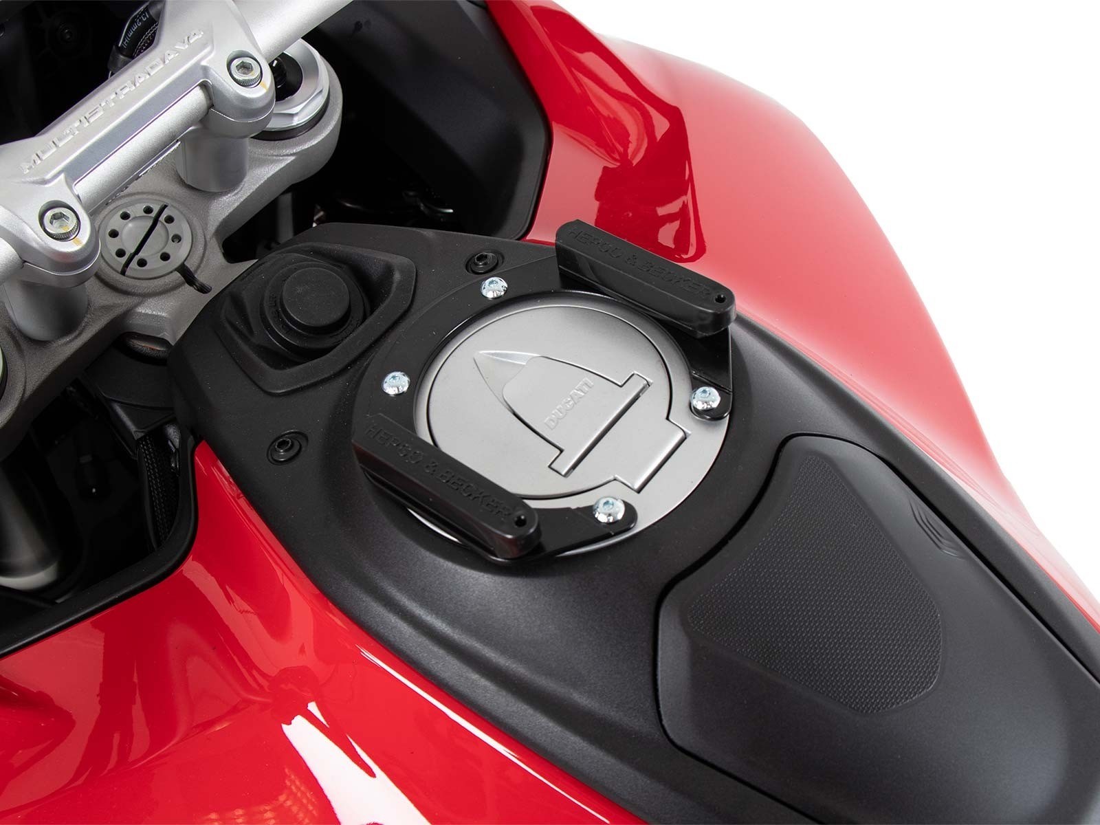 Hepco en Becker bevestiging Tanktas Ducati Multistrada V4 / S / Sport (2021-2024) Hepco en Becker bevestiging Tanktas Ducati Multistrada V4 / S / Sport (2021-2024)