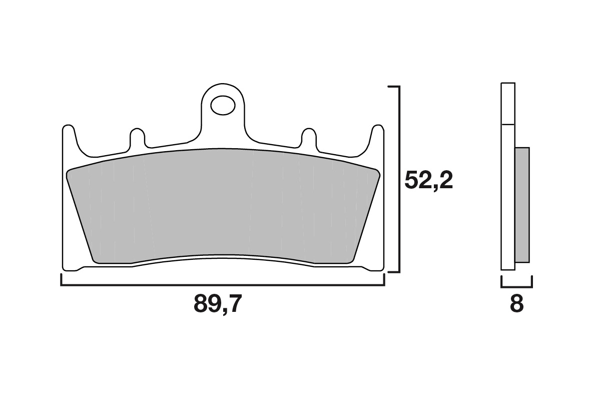 Brembo remblokken