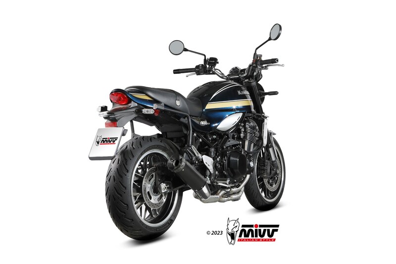 MIVV HR-1 Slip On uitlaat Kawasaki Z900 RS / Cafe / SE (2018-2024) BI-1125795002 2
