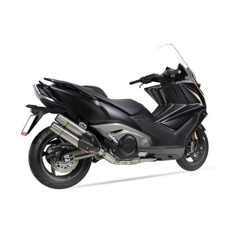 Ixil Dual Hyperlow L5X compleet uitlaatsysteem Kymco AK550 (2017-2020) BI-1111384 3