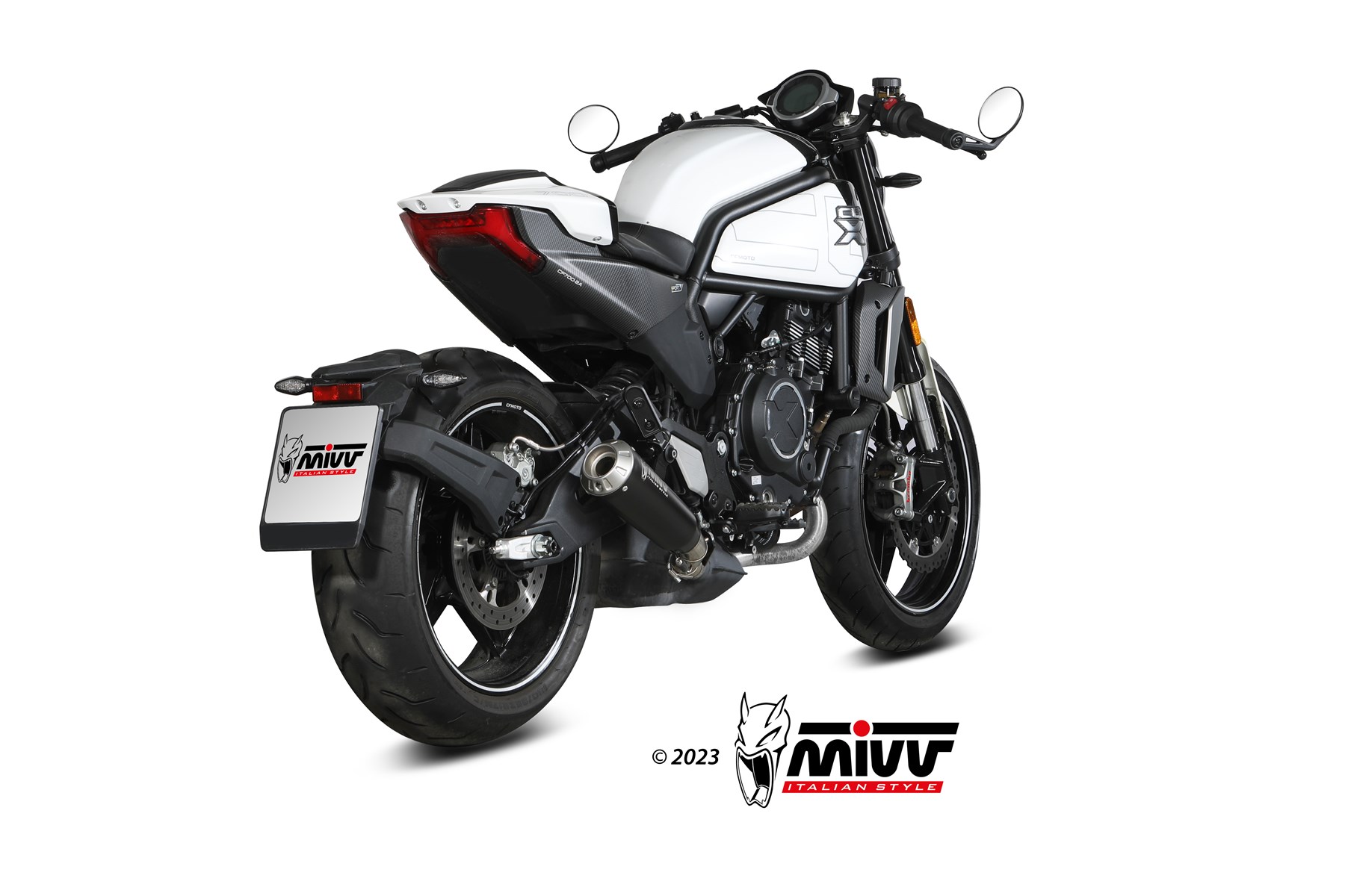 MIVV X-M1 Slip On uitlaat CFmoto 700CL-X Heritage / Sport / Adventure (2023-) BI-1124745 2