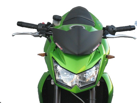 Fabbri windscherm Kawasaki Z750 2007-2013 Sport satijn zwart