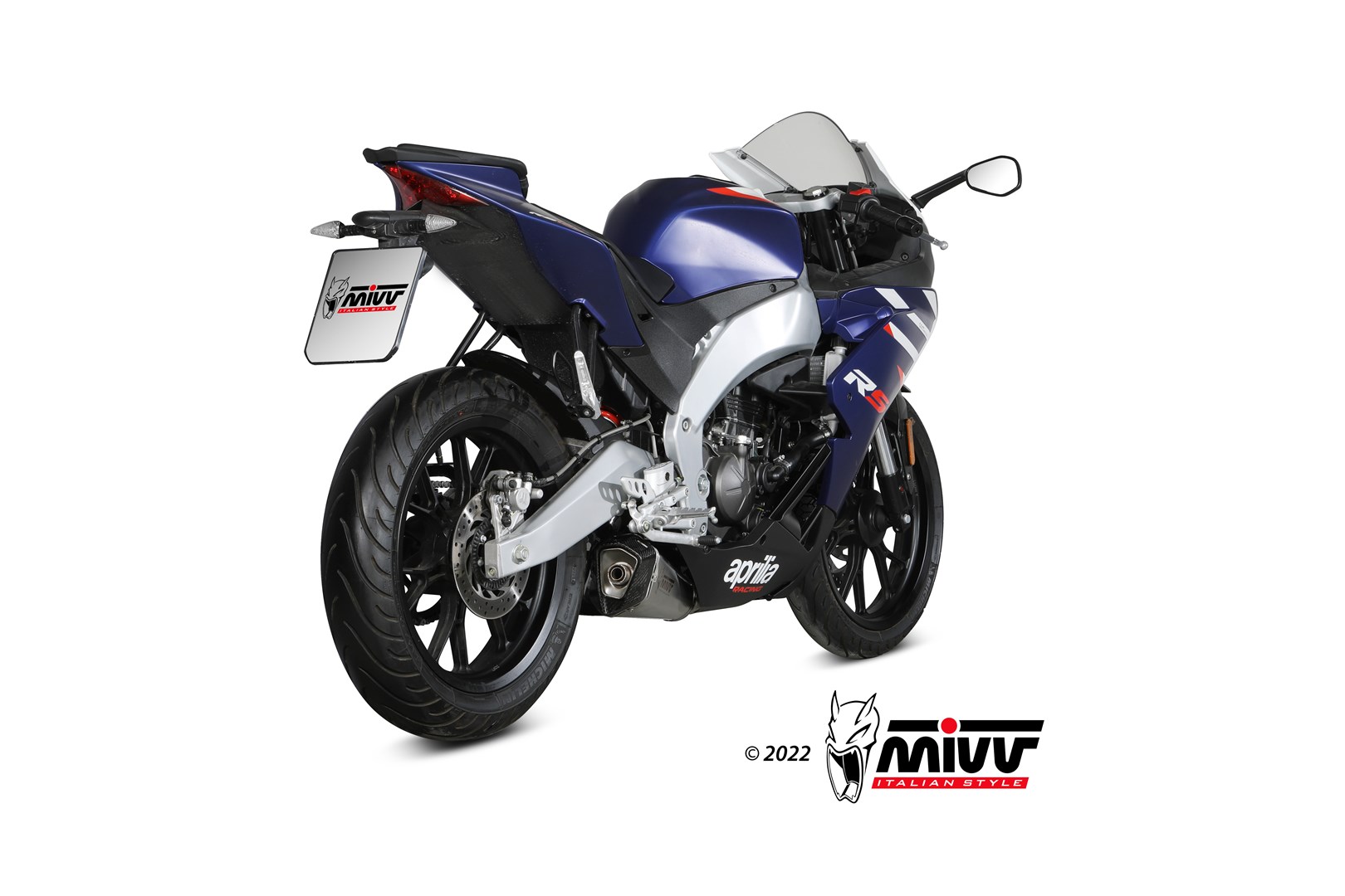 MIVV Delta Race compleet uitlaatysteem Aprilia RS125 (2021-2024) BI-1122082001 2