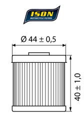 Ison 566 oliefilter