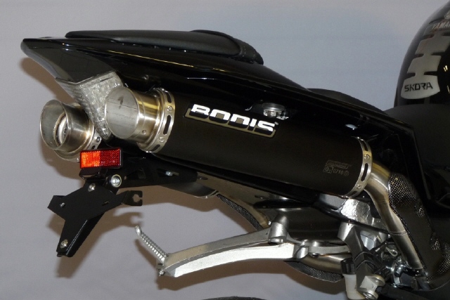 Uitlaat Yamaha YZF-R1 2009-2014 Bodis set GP1 Zwart