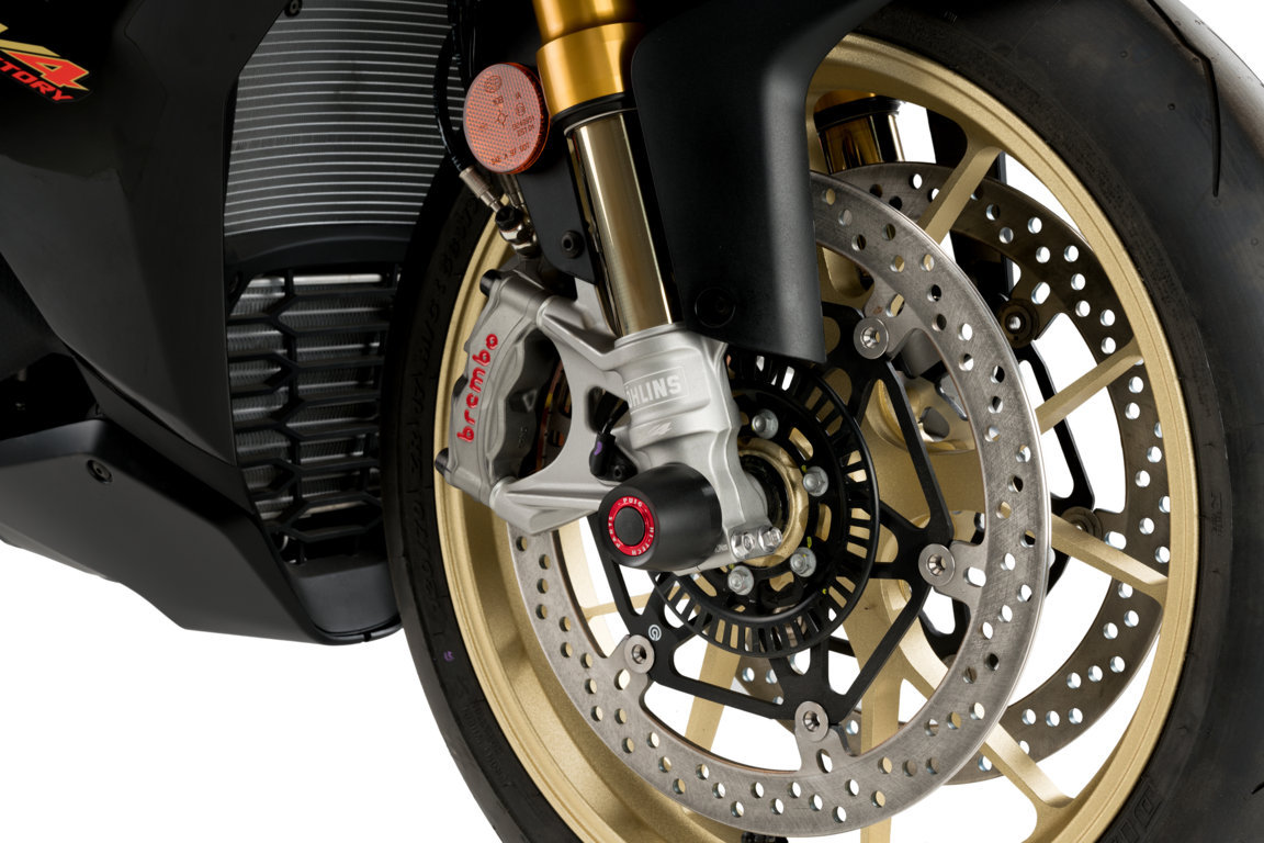 Puig as valdoppen Aprilia RSV4 1100 / Factory voorzijde PHB19 Puig as valdoppen Aprilia RSV4 1100 / Factory voorzijde PHB19