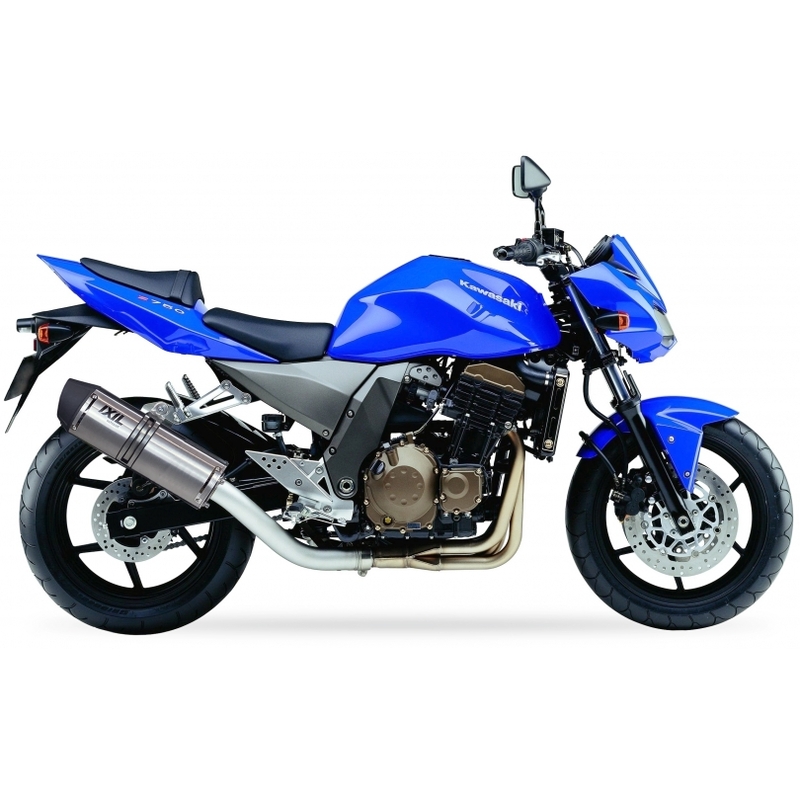 Ixil Hexoval Xtrem Evolution uitlaat Kawasaki Z750 / S (2003-2006) BI-1113702001 2