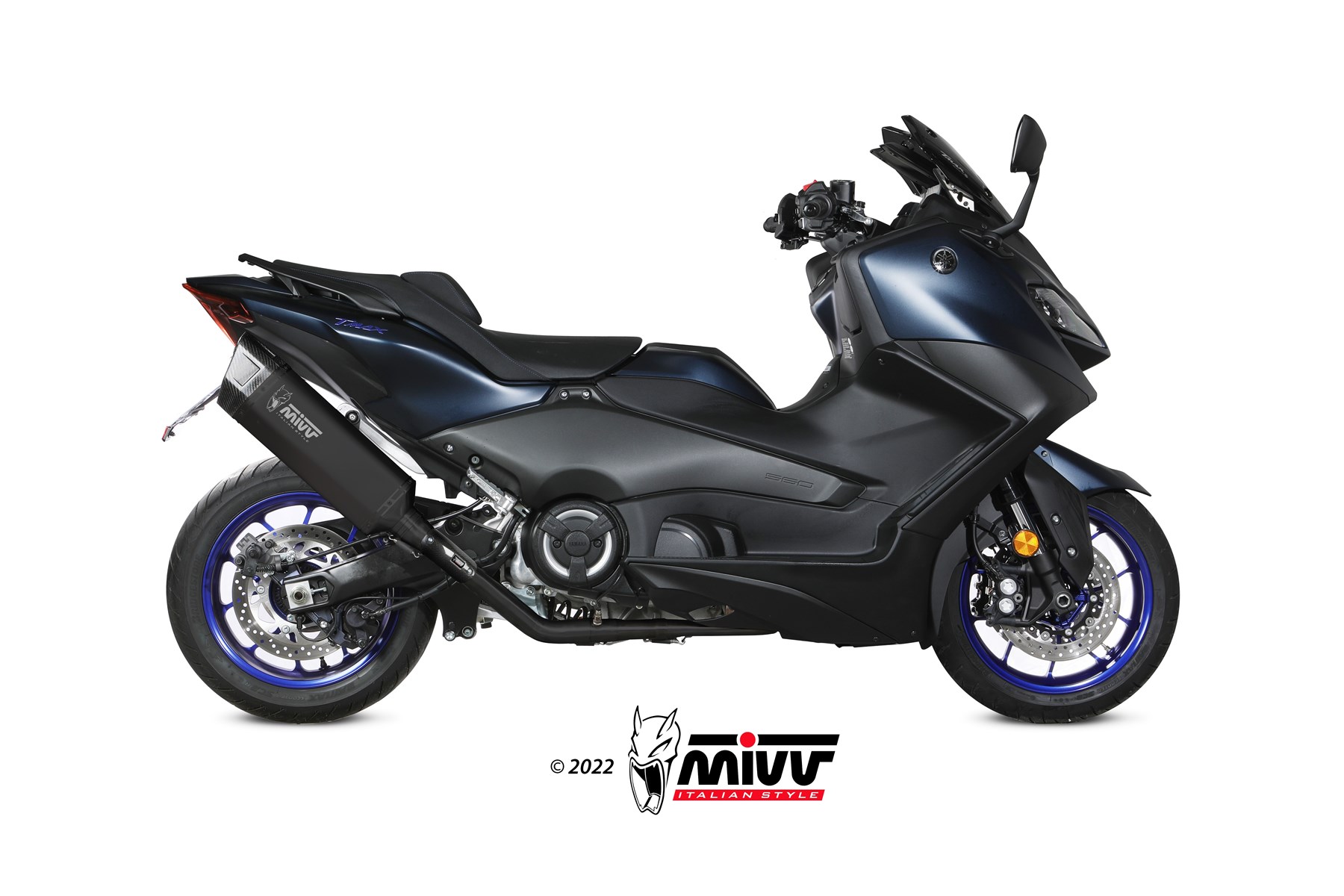 MIVV SR-1 compleet uitlaatsysteem Yamaha T-Max (2022-2024) BI-1125529001 1