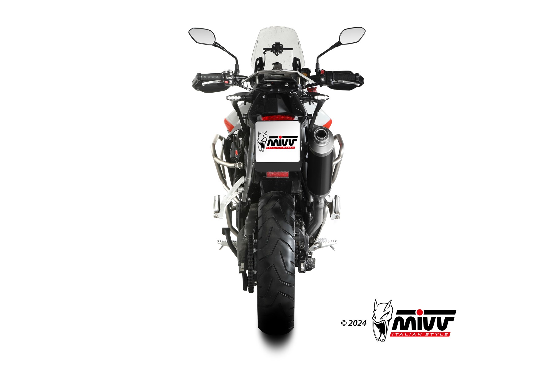 MIVV Dakar Slip On uitlaat Triumph Tiger 900 / GT / Rally / Pro / Alpine / Desert (2024-) BI-1147855001 3
