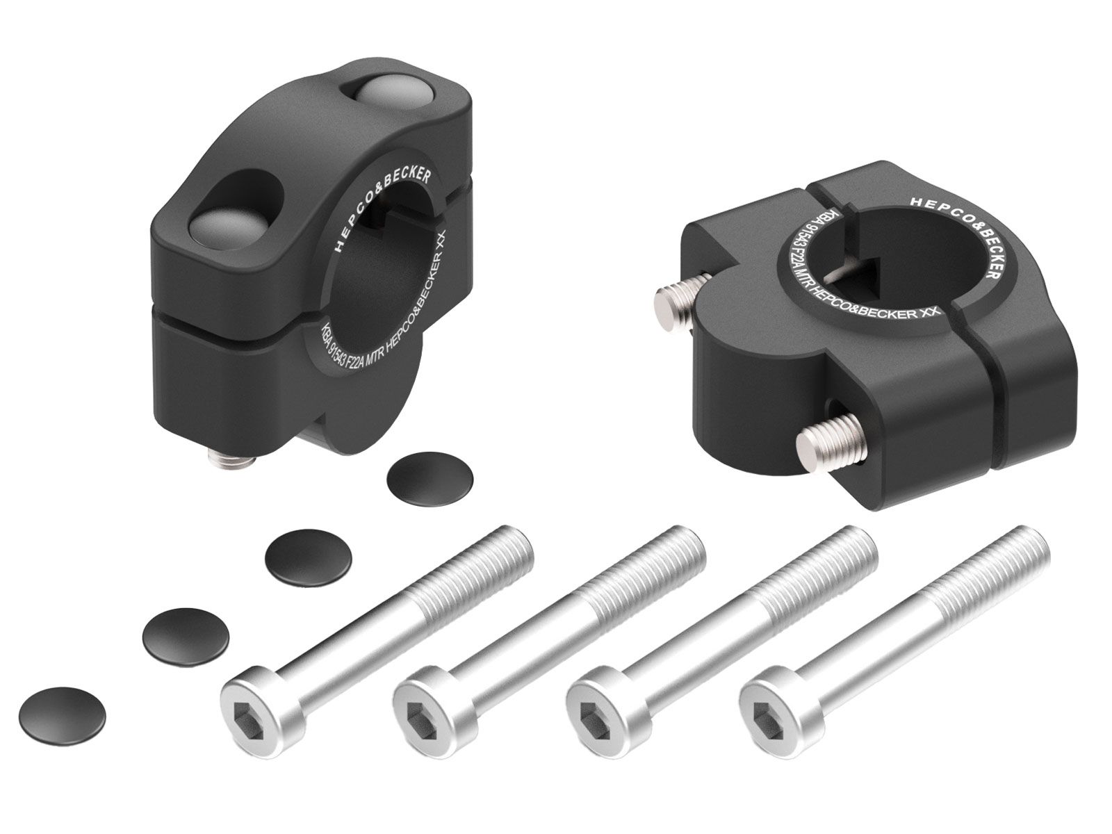 Hepco en Becker stuur rizers 20 mm CFmoto 450MT (2024-) HE423076782001 1