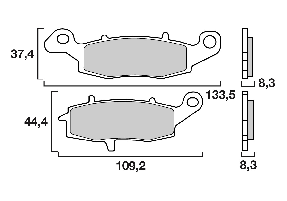 Brembo remblokken