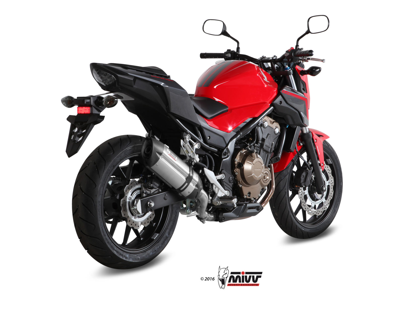 MIVV Suono Slip On uitlaat Honda CB500F ABS (2016-2018) BI-1088567002 2