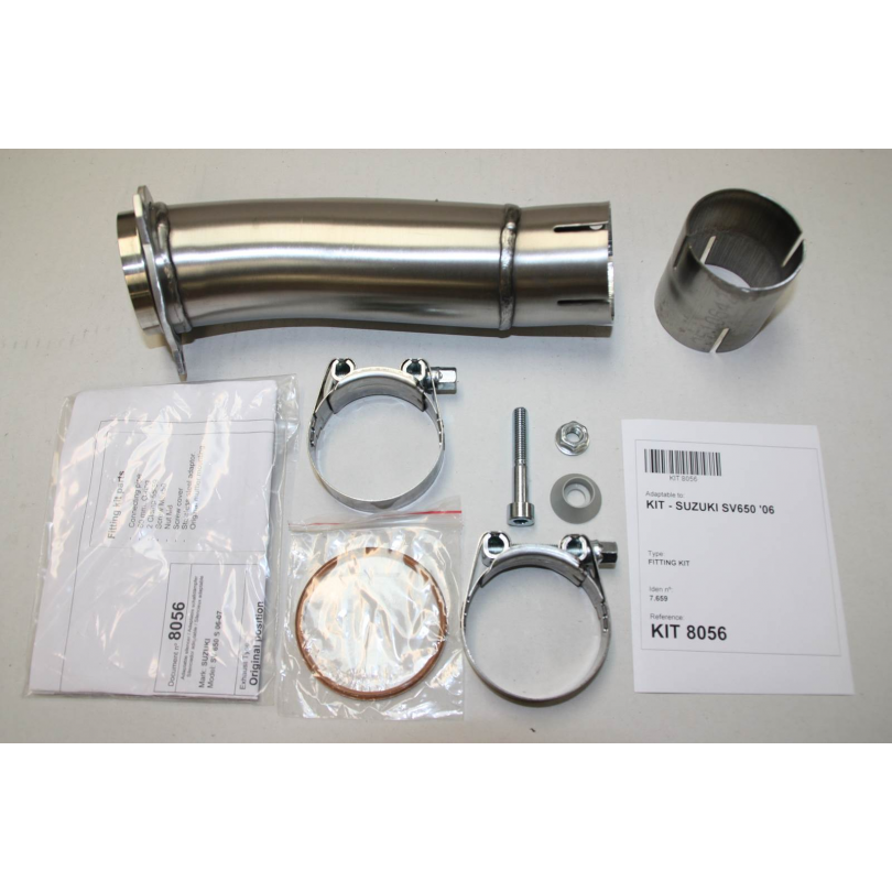 Ixil Hexoval Xtrem Evolution uitlaat Suzuki SV650S / ABS (2007-2013) BI-1111311 1