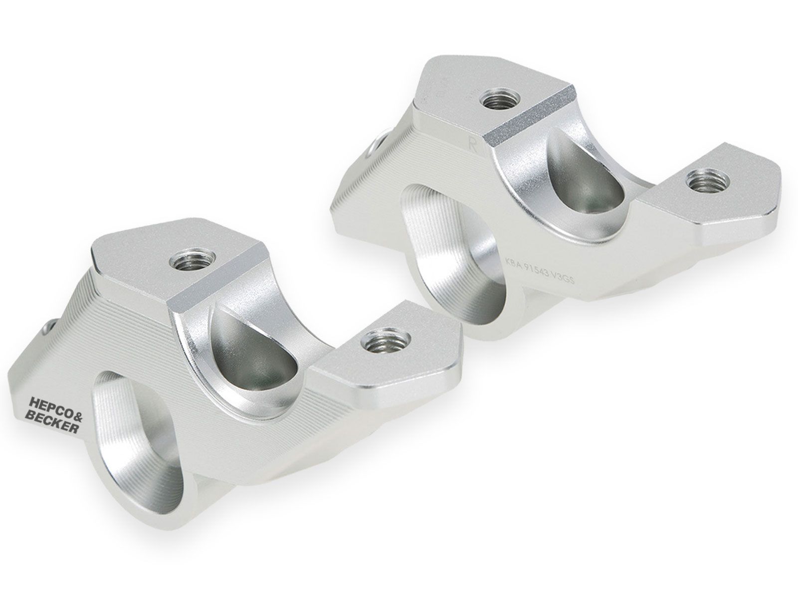 Hepco en Becker stuur offset rizers BMW R1300 RT (2026-) HE424565470009 1