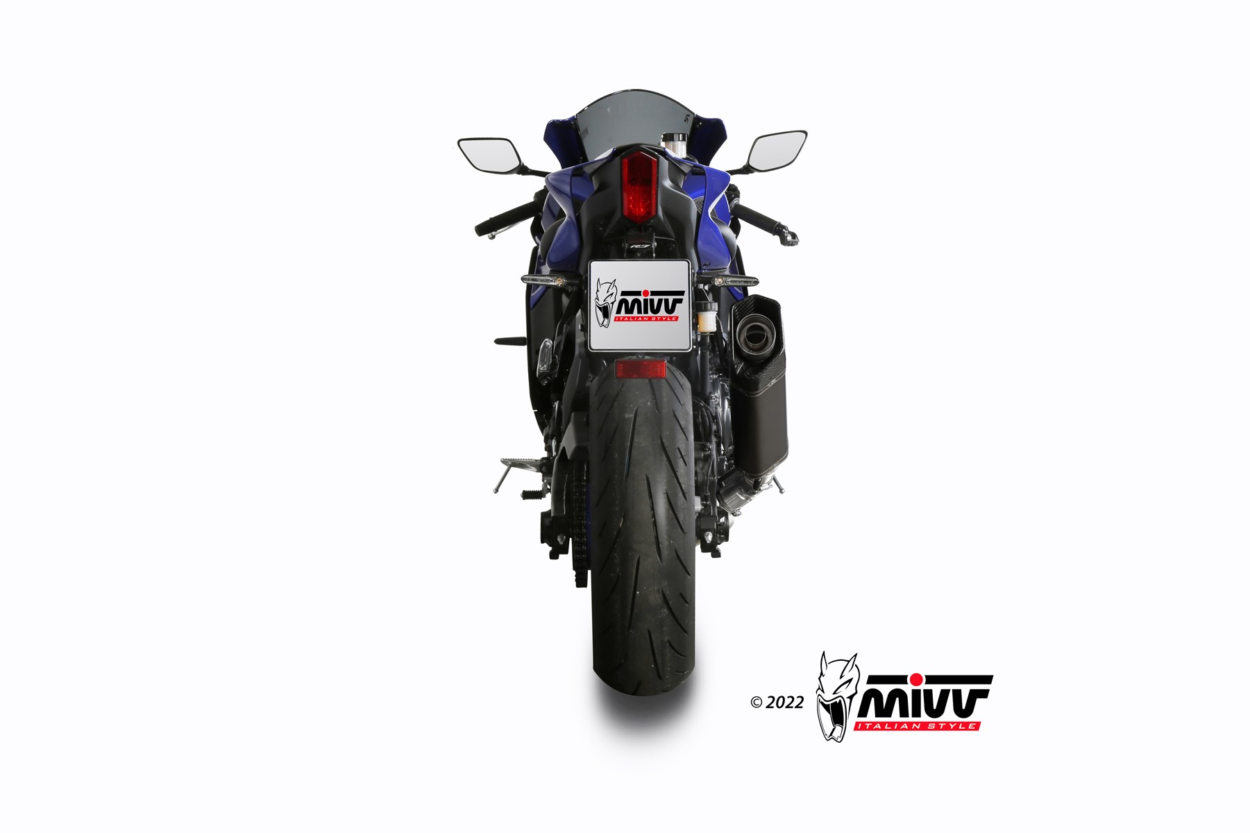 MIVV SR-1 compleet uitlaatsysteem Yamaha R7 (2022-2024) BI-1122093001 3