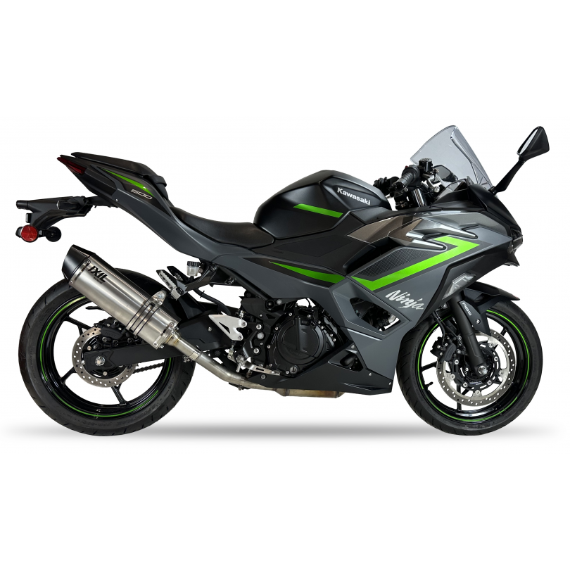 Ixil Hexoval Xtrem Evolution uitlaat Kawasaki Z / Ninja 500 / 7 Hybrid / 400 / SE BI-1149300 2