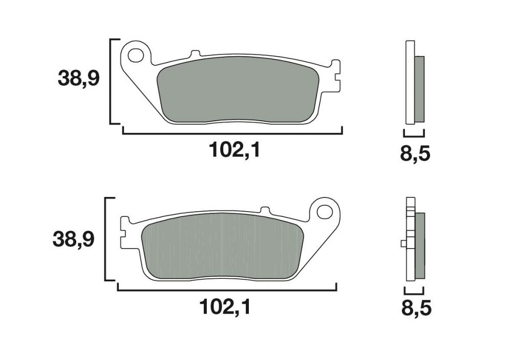 Brembo remblokken