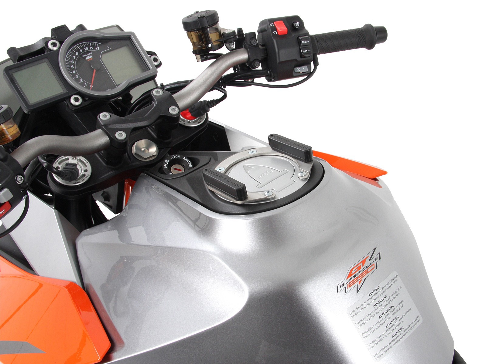 Hepco en Becker bevestiging Tanktas KTM 1290 Super Duke GT vanaf 2016 Hepco en Becker bevestiging Tanktas KTM 1290 Super Duke GT vanaf 2016