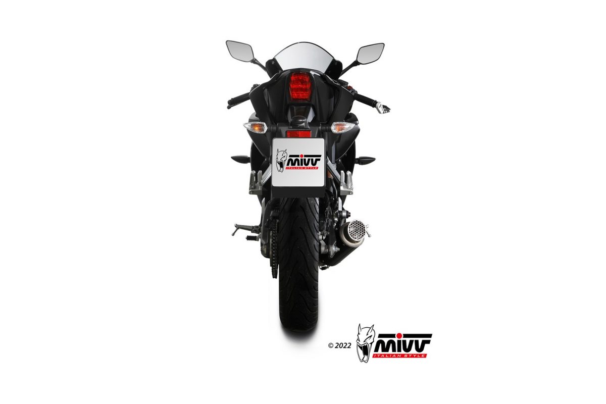 MIVV GP Pro compleet uitlaatsysteem Yamaha R125 / MT125 (2019-) BI-1116405 5